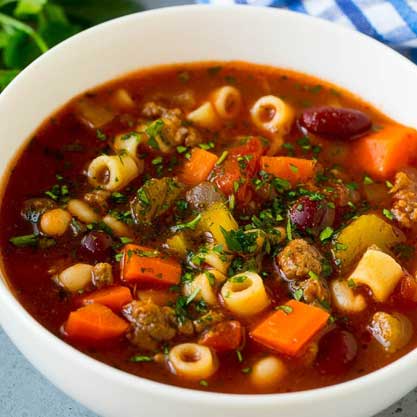 Pasta Fiagioli Soup